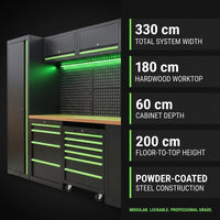 ApexForge Shadowline Pro Modular Garage Cabinet System — product view 6