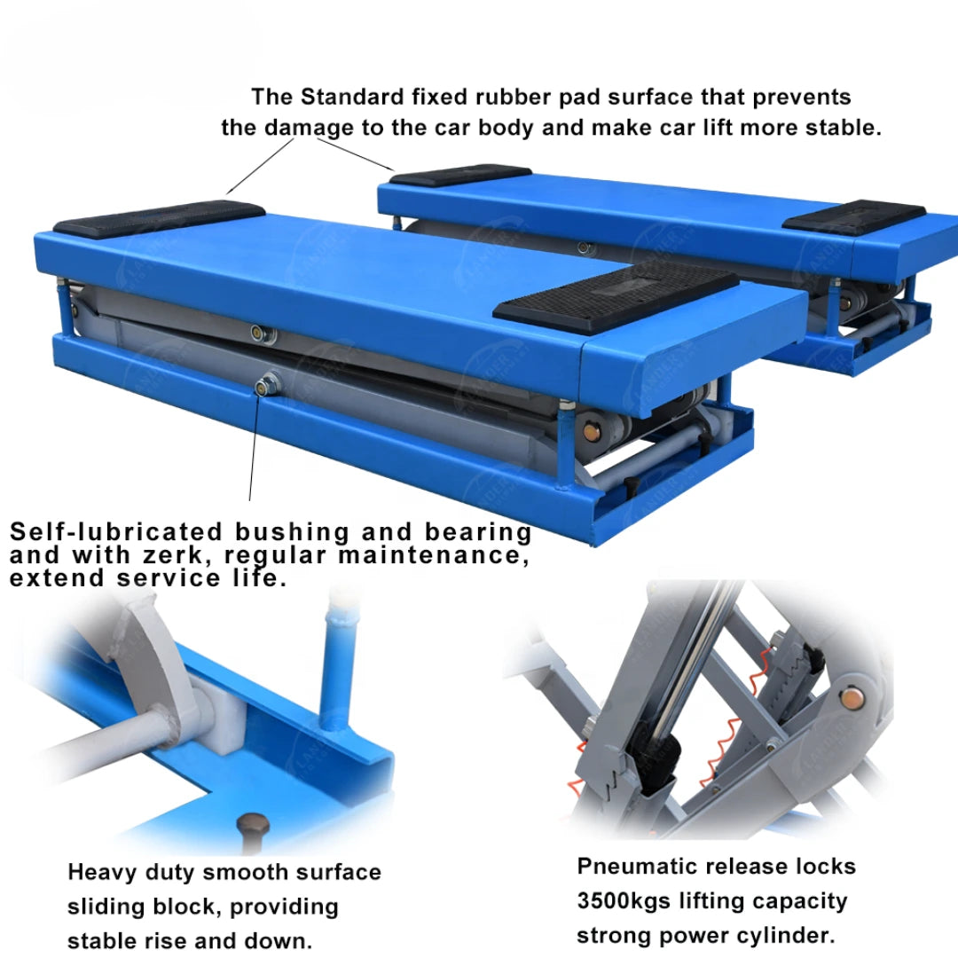 Lander ProLift S55 Low-Profile Scissor Lift — product view 3
